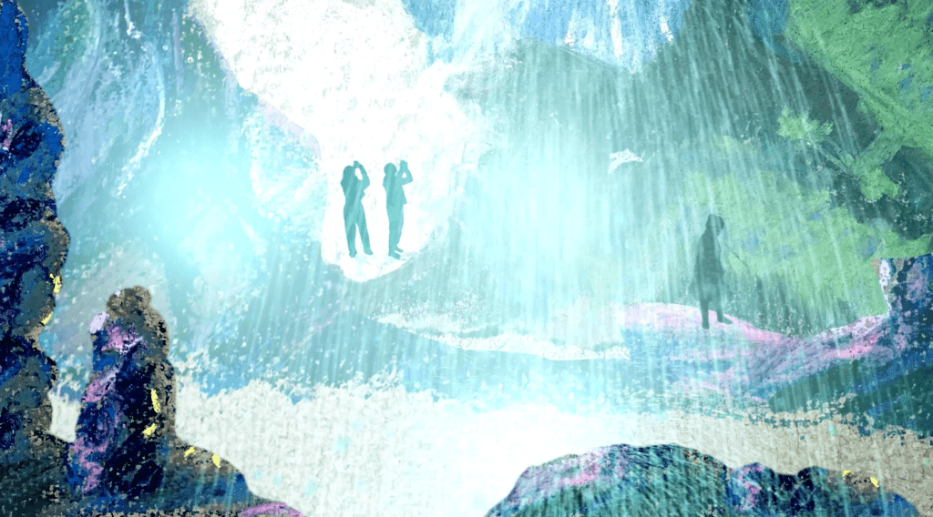 still of visitor caves